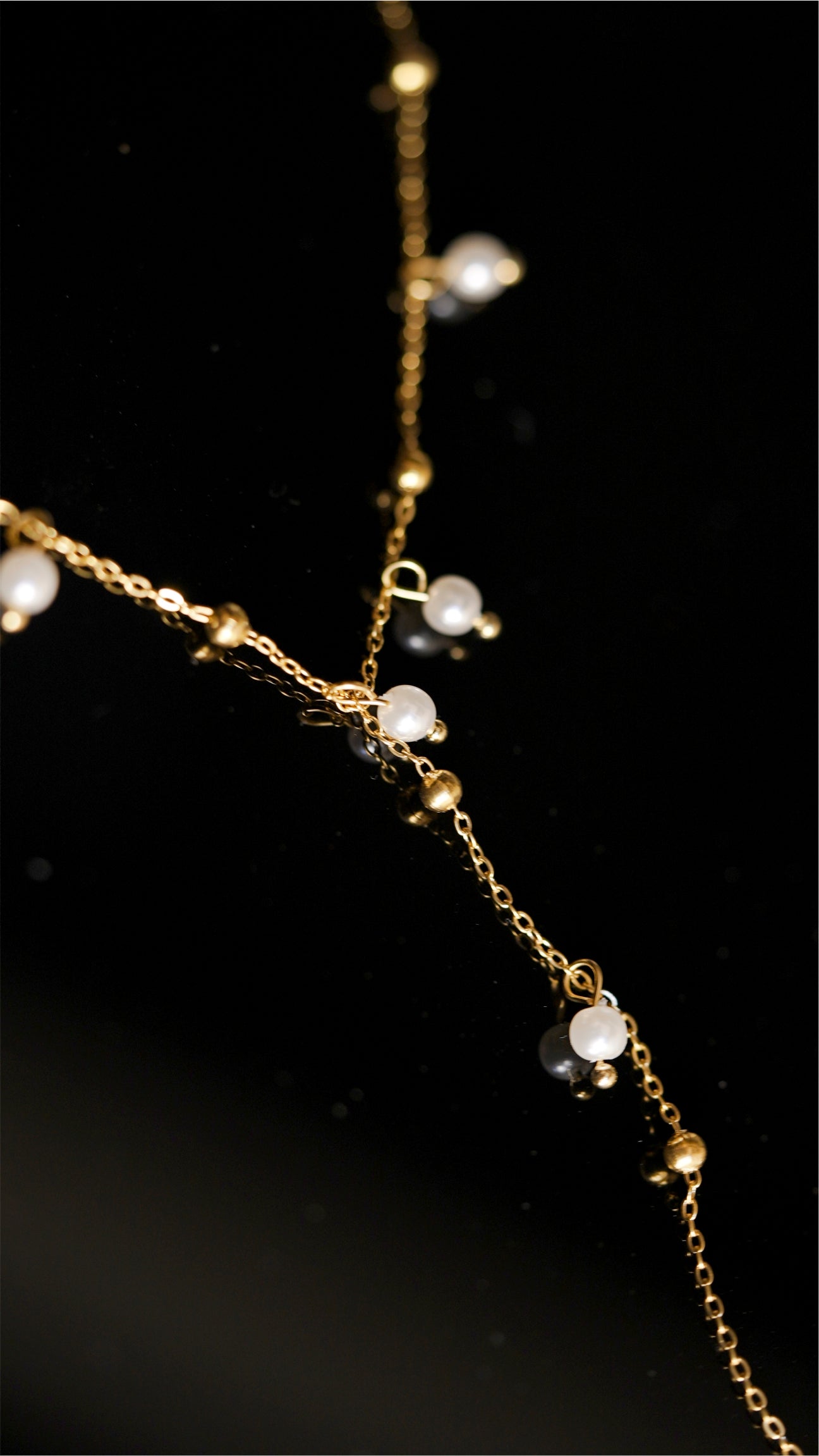 Drizzle Of Pearls Necklace