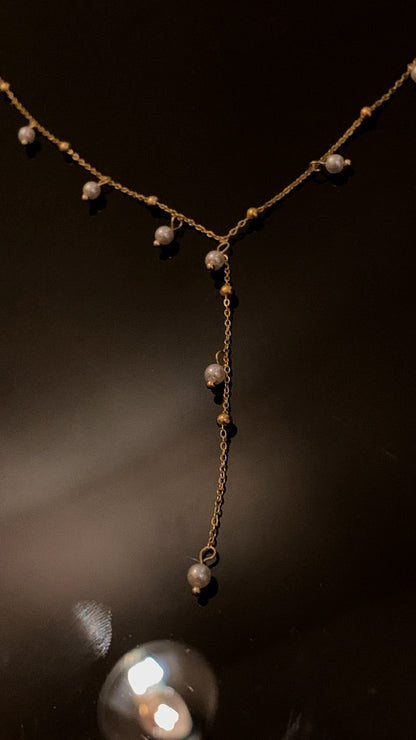 Drizzle Of Pearls Necklace