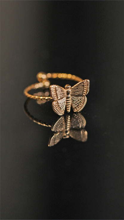 Textured Morpho Ring